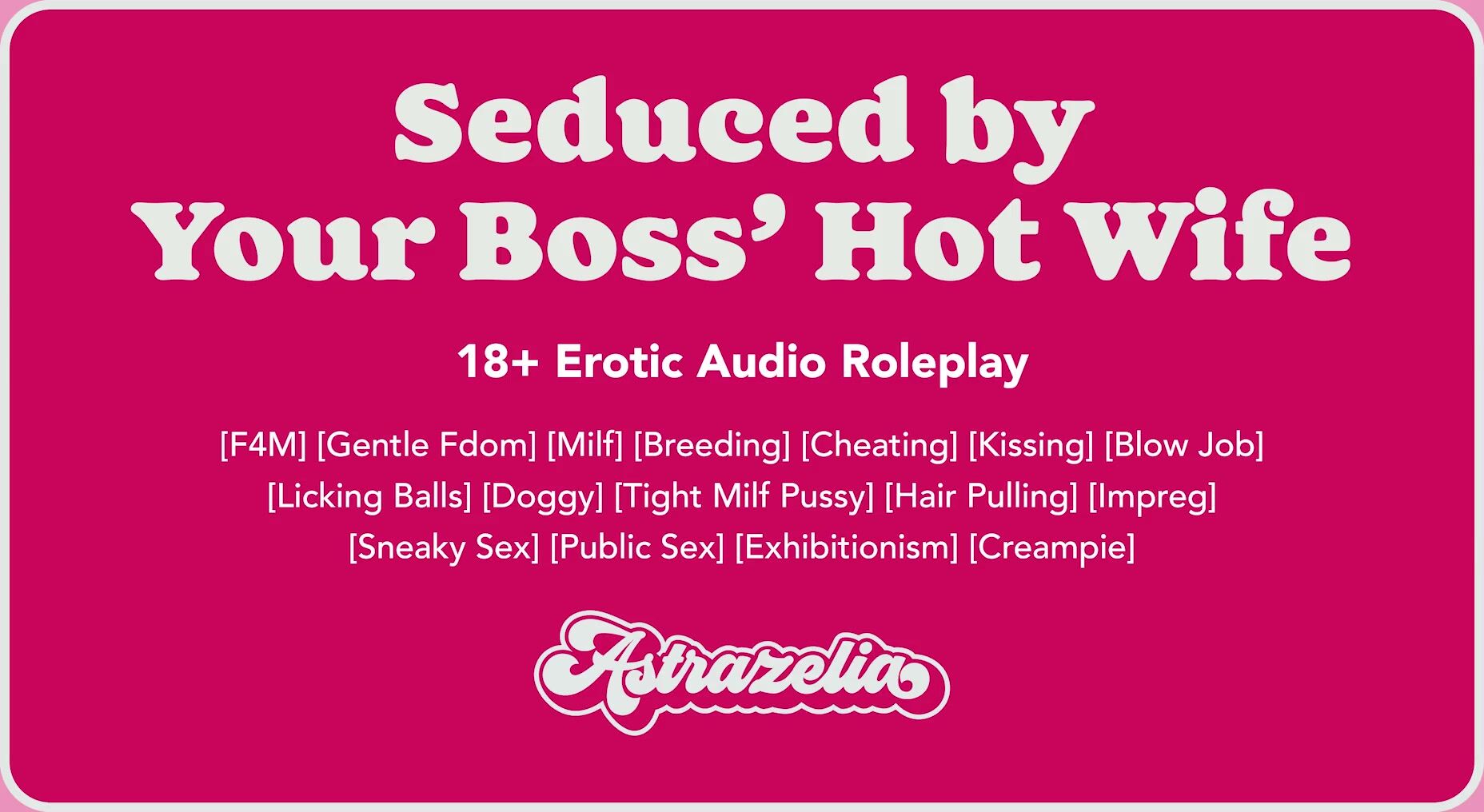 Erotic Audio Seduced By Your Boss Hot Wife Gentle Fdom Milf Breeding Cheating